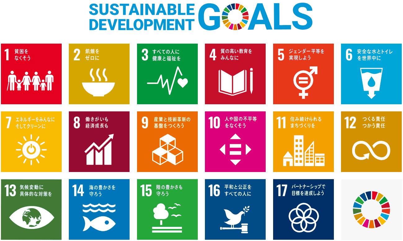 SDG'sへの取り組み